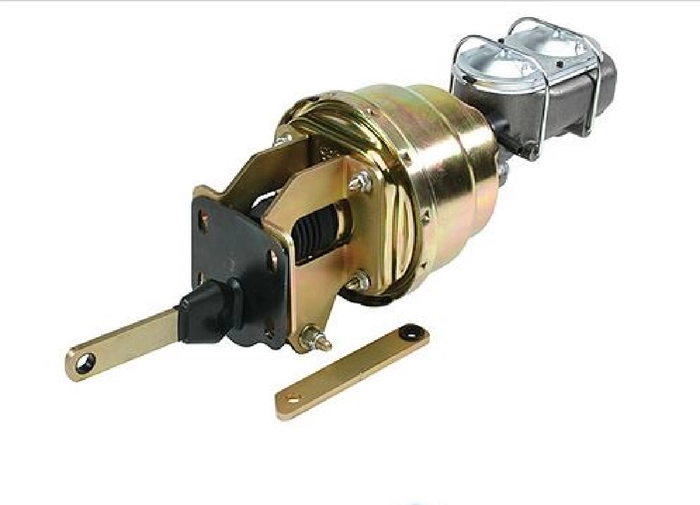 Master cylinder w/booster 8'' dual drum/drum ford fs. '57-72